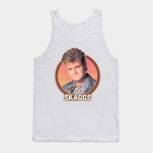 Ricky Skaggs \ Retro Style Fan Design Tank Top